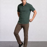 THE PIQUÉ FLEX - REGULAR POLO - DARK GREEN