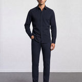 THE AIRTECH - SLIM FULL SHIRT - BLACK