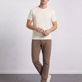THE ACTIVE - SLIM HALF TEE - OFF WHITE