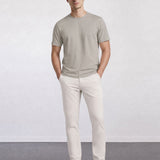 THE FLEX - PIMA HALF TEE - BEIGE