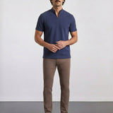 THE ACTIVE - QUARTER ZIP HALF TEE - NAVY BLUE