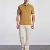THE PIQUÉ FLEX - REGULAR POLO - CIGAR