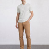THE APEX - QUARTER ZIP POLO - COTTON WHITE