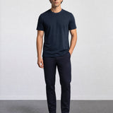 THE EVERYDAY - SEAMLESS HALF TEE - NAVY BLUE