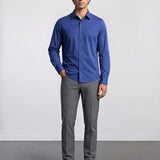 THE EASY - SLIM SHIRT - NAVY BLUE