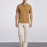 THE PIQUÉ FLEX - REGULAR POLO - CIGAR