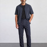 THE CITY PLEAT - RELAXED PANTS - NAVY BLUE