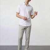 THE EVERYDAY - SLIM HALF SHIRT - WHITE