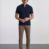 THE ACTIVE - QUARTER ZIP HALF TEE - NAVY BLUE