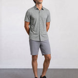 THE EVERYDAY - MELANGE SHIRT - GREY BLEND