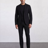 THE TECH TWILL - SUPER SLIM BLAZER - BLACK