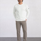 THE SOFT EASE - JACQUARD SWEATER - OFF WHITE