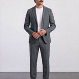 THE AIRTECH - SUPER SLIM BLAZER - GRAPHITE BLEND