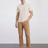 THE APEX - QUARTER ZIP POLO - COTTON WHITE