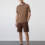 THE PIQUÉ FLEX - REGULAR POLO - OCHRE