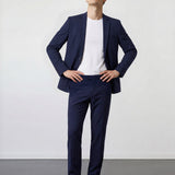 THE HYPERFLEX - SUPER SLIM BLAZER - NAVY BLUE