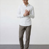 THE HYPERFLEX - SLIM FULL SHIRT - WHITE