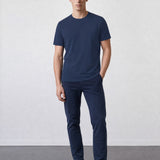 THE ACTIVE - SLIM HALF TEE - NAVY BLUE