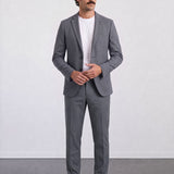 THE AIRTECH - SUPER SLIM BLAZER - GRAPHITE BLEND
