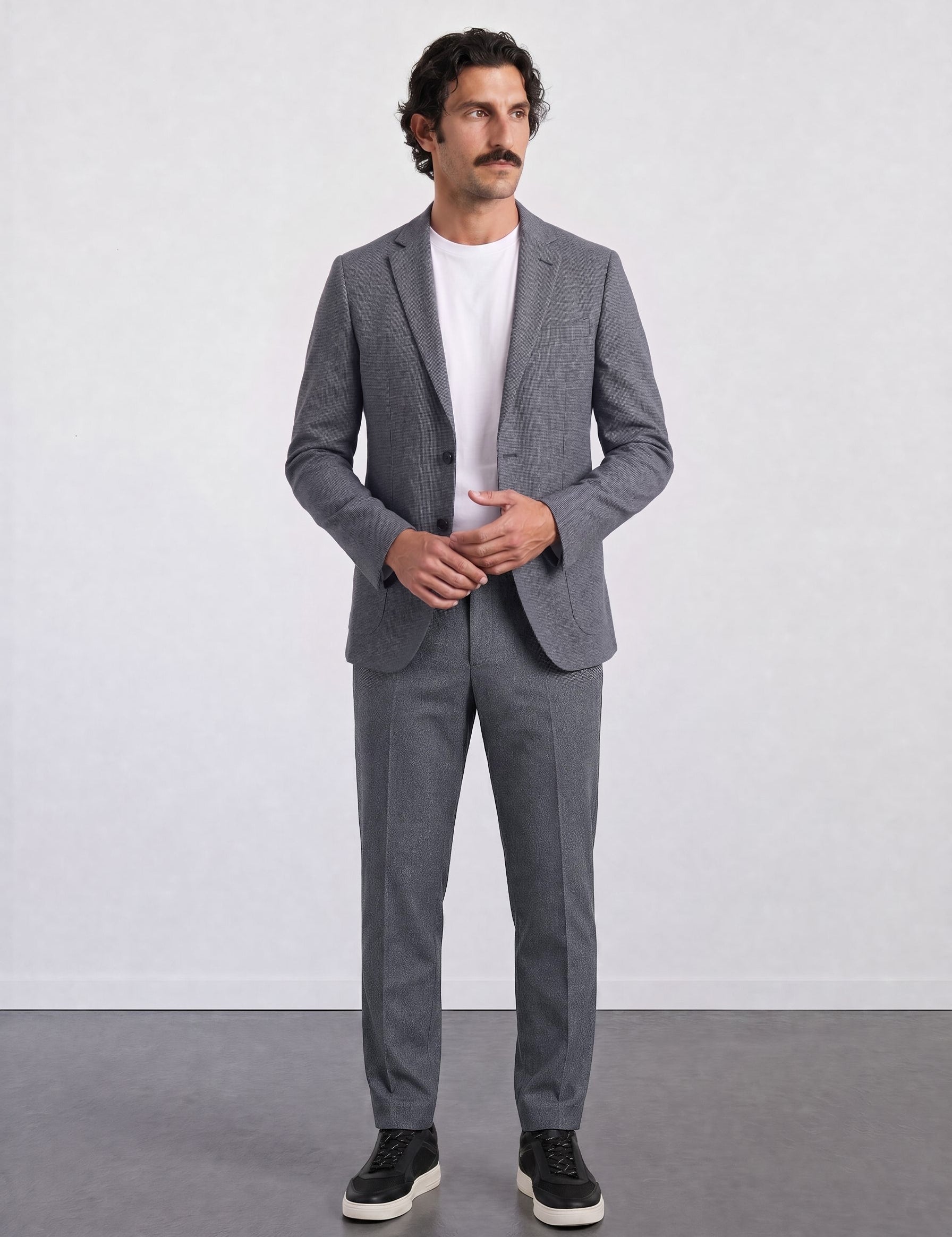 THE AIRTECH - SUPER SLIM BLAZER - GRAPHITE BLEND
