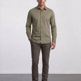 THE AIRTECH - SLIM FULL SHIRT - LEAF GREEN