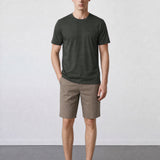 THE EVERYDAY - SEAMLESS HALF TEE - MILITARY GREEN