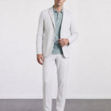 THE TECH TWILL - SUPER SLIM BLAZER - GREY