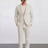 THE HYPERFLEX - SUPER SLIM RIPSTOP BLAZER - OFF WHITE