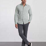 THE HYPERFLEX - SLIM FULL SHIRT - PISTACHIO GREEN