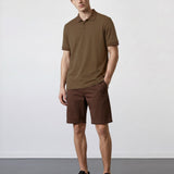 THE PIQUÉ FLEX - REGULAR POLO - OCHRE