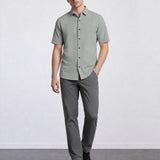 THE EVERYDAY - SLIM HALF SHIRT - GREY