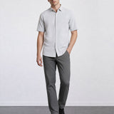 THE EVERYDAY - SLIM HALF SHIRT - GREY