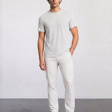 THE ESSENTIAL - HALF TEE - LIGHT GREY