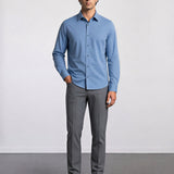 THE EASY - SLIM SHIRT - NAVY BLUE