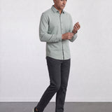 THE HYPERFLEX - SLIM FULL SHIRT - PISTACHIO GREEN
