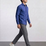 THE EASY - SLIM SHIRT - NAVY BLUE