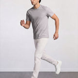 THE ESSENTIAL - HALF TEE - LIGHT GREY