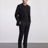 THE TECH TWILL - SUPER SLIM BLAZER - BLACK