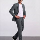 THE AIRTECH - SUPER SLIM BLAZER - GRAPHITE BLEND