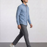 THE EASY - SLIM SHIRT - NAVY BLUE