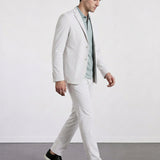 THE TECH TWILL - SUPER SLIM BLAZER - GREY