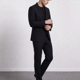 THE HYPERFLEX - SUPER SLIM BLAZER - BLACK