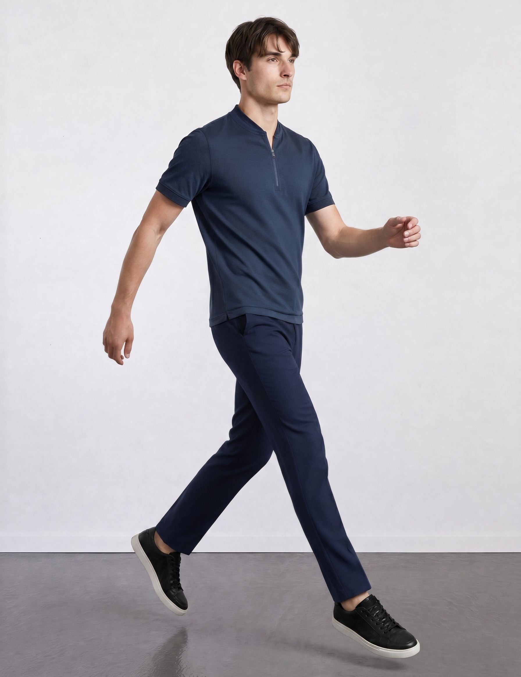 THE AIRFLEX - SUPER SLIM PANTS - NAVY BLUE