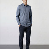 THE HYPERFLEX - SLIM FULL SHIRT - LIGHT BLUE