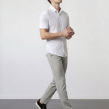 THE EVERYDAY - SLIM HALF SHIRT - WHITE