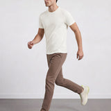 THE ACTIVE - SLIM HALF TEE - OFF WHITE