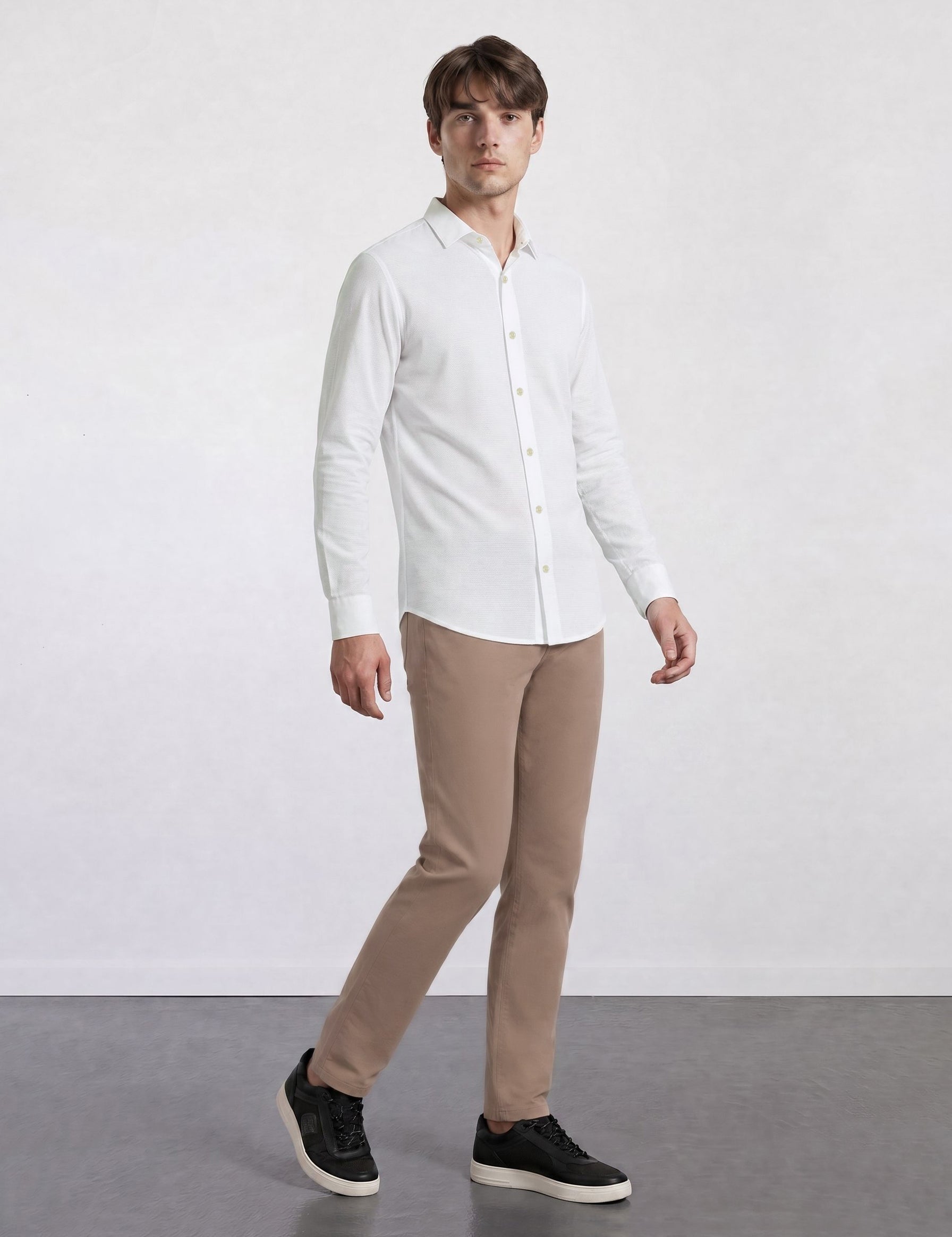 THE AIRTECH - SLIM FULL SHIRT - WHITE