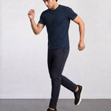 THE EVERYDAY - SEAMLESS HALF TEE - NAVY BLUE