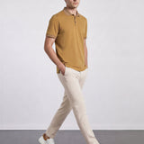 THE PIQUÉ FLEX - REGULAR POLO - CIGAR