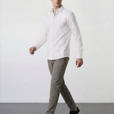 THE HYPERFLEX - SLIM FULL SHIRT - WHITE
